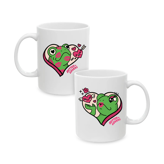 Set of Love Frogs Mugs